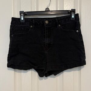 Forever 21 Black Jean Shorts